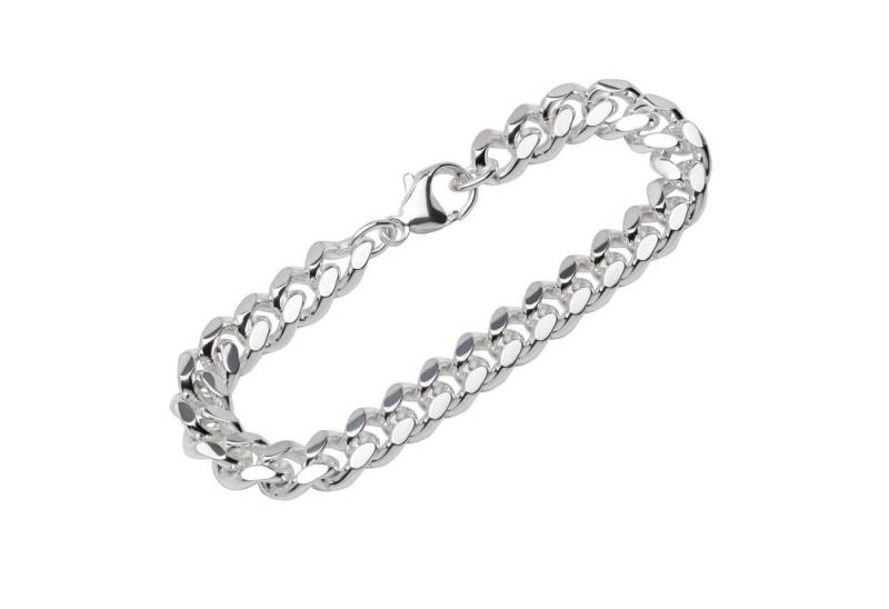 NKlaus Silberarmband Armband 925 Sterling Silber 18cm Panzerkette oval (1 Stück), Made in Germany von NKlaus