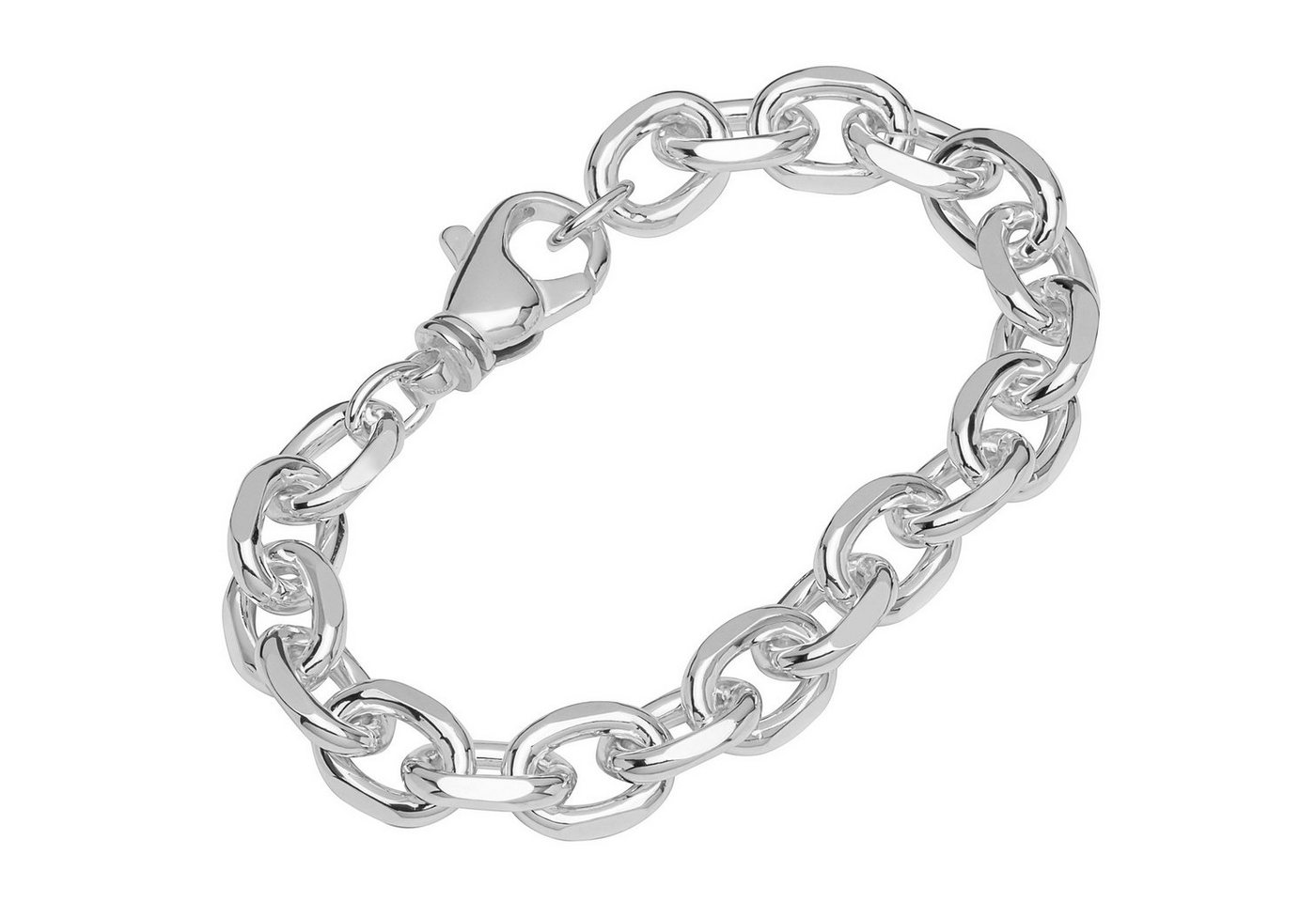 NKlaus Silberarmband Armband 925 Sterling Silber 19cm Ankerkette 4 fach (1 Stück), Made in Germany von NKlaus