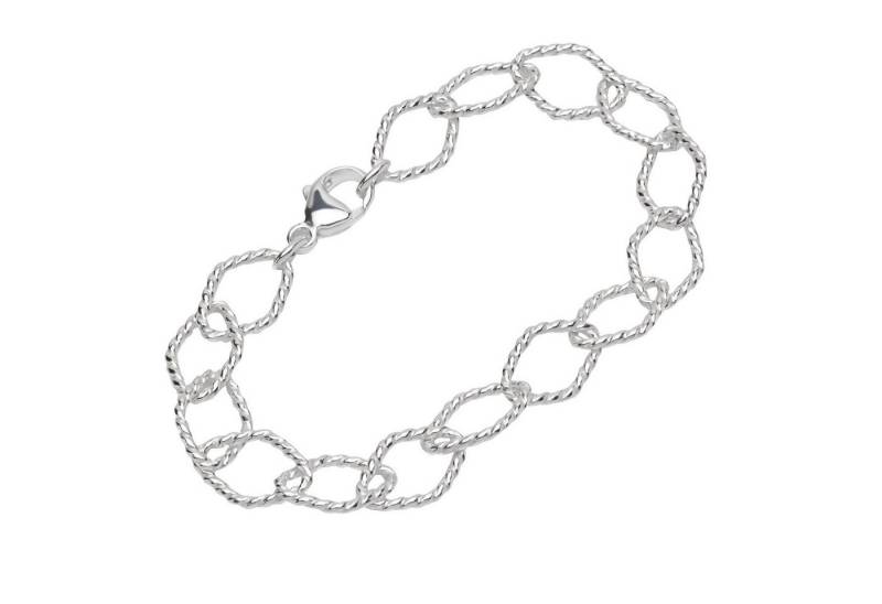 NKlaus Silberarmband Armband 925 Sterling Silber 19cm Ankerkette Damen (1 Stück), Made in Germany von NKlaus