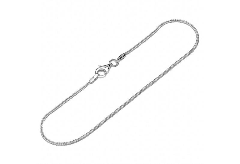 NKlaus Silberarmband 925 Silber 19cm Fuchsschwanzkette Damen 12408 (1 Stück), Made in Germany von NKlaus