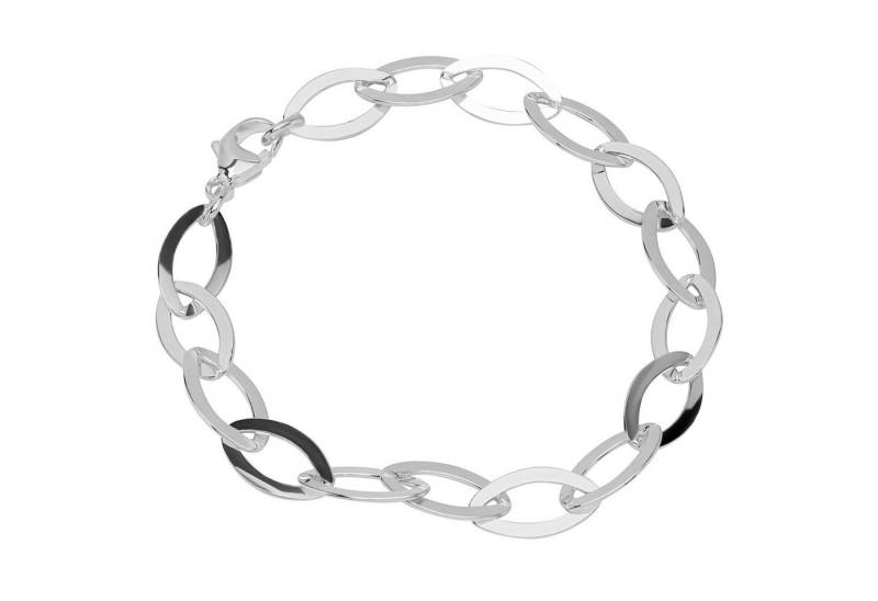 NKlaus Silberarmband 925 Silber 19cm Langankerkette Damen 12352 (1 Stück), Made in Germany von NKlaus