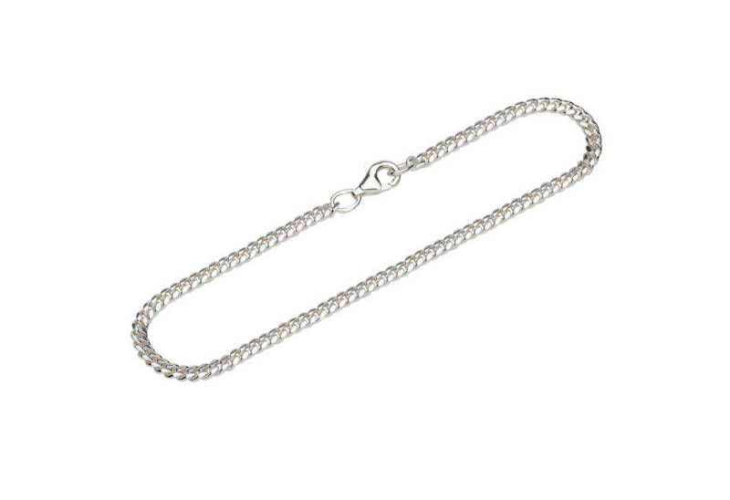 NKlaus Silberarmband 925 Silber 19cm oval geschliffen Herren 12620 (1 Stück), Made in Germany von NKlaus