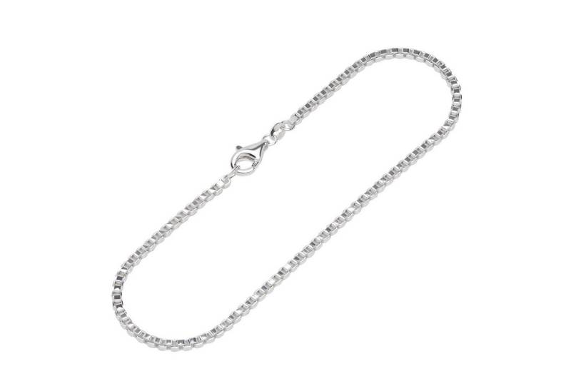 NKlaus Silberarmband 925 Silber 19cm Venezianerkette rund Damen 12486 (1 Stück), Made in Germany von NKlaus