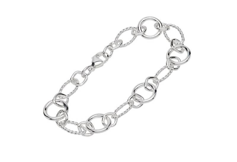 NKlaus Silberarmband 925 Silber 20cm Designer Kette Damen 12764 (1 Stück), Made in Germany von NKlaus