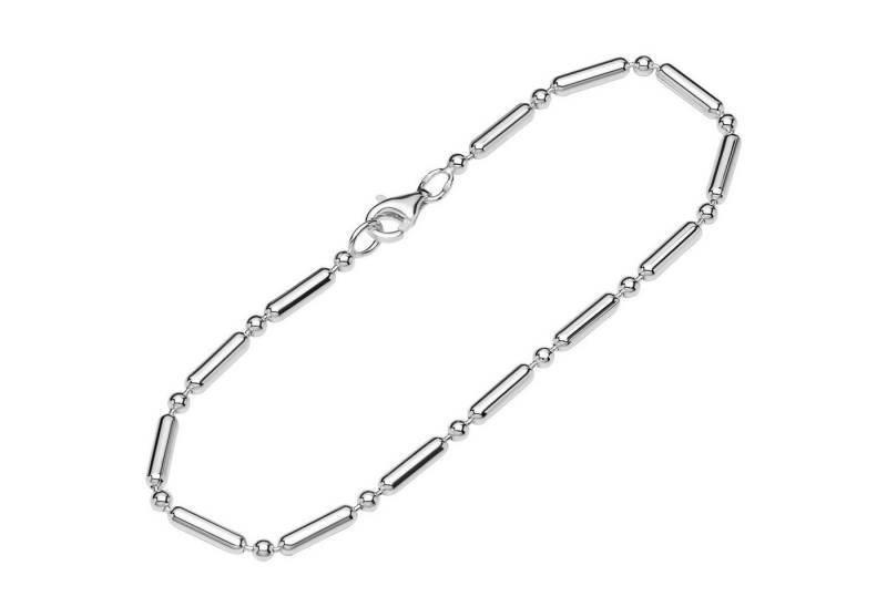 NKlaus Silberarmband 925 Silber 20cm Kugelketten Damen exquisit 12323 (1 Stück), Made in Germany von NKlaus