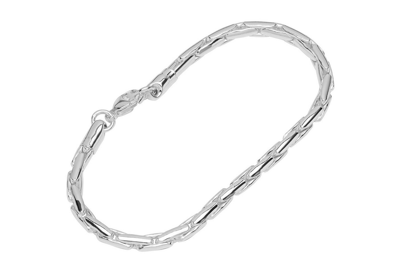 NKlaus Silberarmband Armband 925 Sterling Silber 21cm Ankerkette rund g (1 Stück), Made in Germany von NKlaus