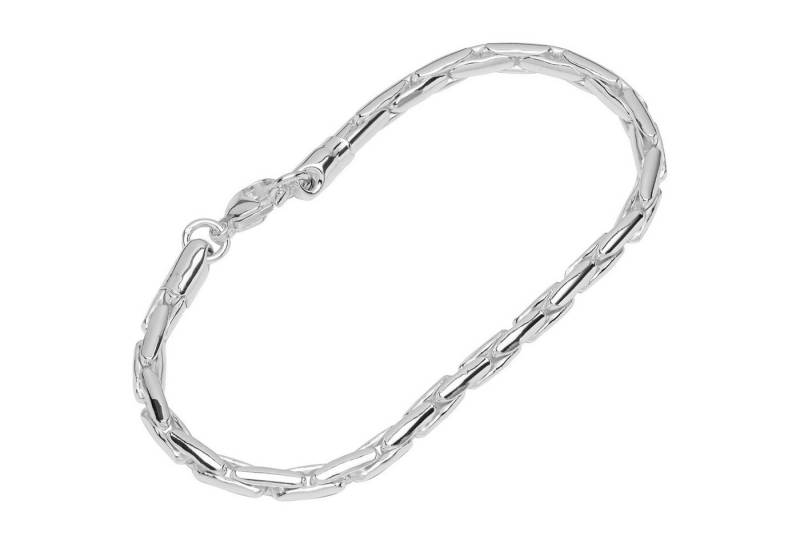 NKlaus Silberarmband Armband 925 Sterling Silber 21cm Ankerkette rund g (1 Stück), Made in Germany von NKlaus
