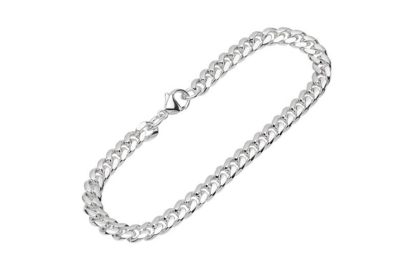 NKlaus Silberarmband 925 Silber 21cm Panzerkette oval Herren 12216 (1 Stück), Made in Germany von NKlaus