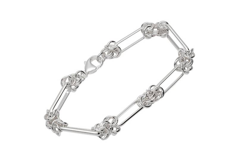 NKlaus Silberarmband 925 Silber 22cm Designer Kette Damen 12833 (1 Stück), Made in Germany von NKlaus