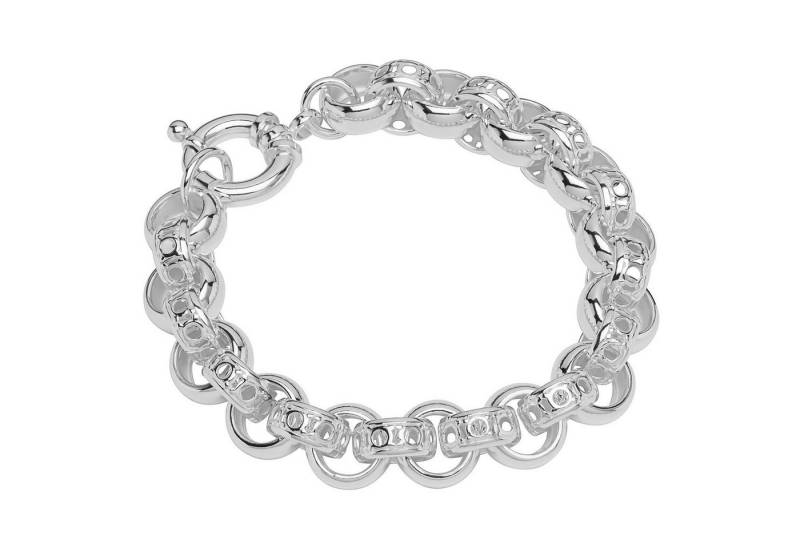 NKlaus Silberarmband Armband 925 Sterling Silber 23cm Erbskette hohl ru von NKlaus