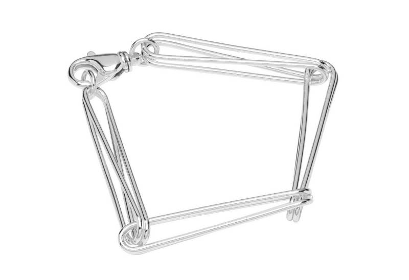 NKlaus Silberarmband 925 Silber 27cm designer Ankerkette Damen 12726 (1 Stück), Made in Germany von NKlaus
