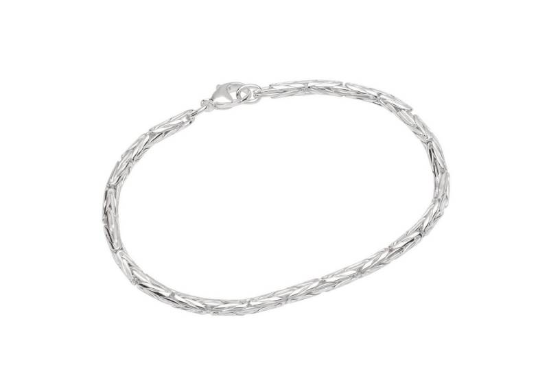 NKlaus Silberarmband Armband 925 Sterlingsilber 19cm Königskette oval g (1 Stück), Made in Germany von NKlaus