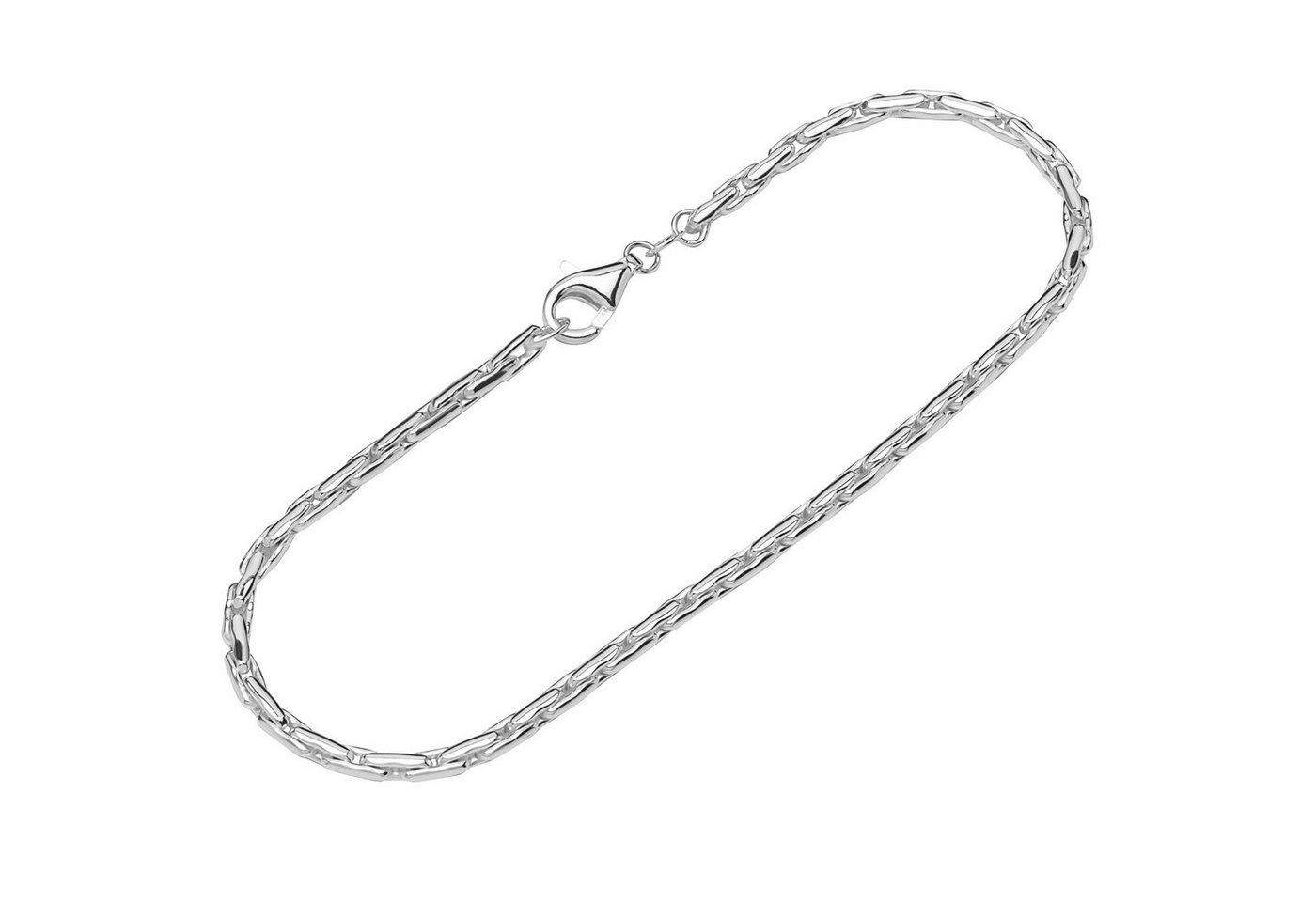 NKlaus Silberarmband Armband 925 Sterlingsilber 19cm Königskette rund g (1 Stück), Made in Germany von NKlaus