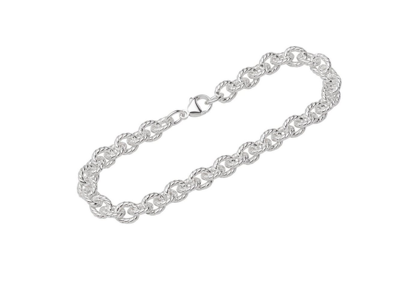 NKlaus Silberarmband Armband 925 Sterlingsilber 23cm Ankerkette Herren (1 Stück), Made in Germany von NKlaus