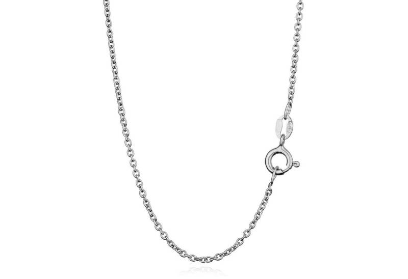 NKlaus Silberkette 50cm Ankerkette 925 Silber anlaufgeschützt Damen Mädchen 1,1mm breite (1 Stück), Made in Germany von NKlaus