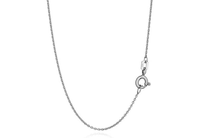 NKlaus Silberkette 55cm Ankerkette 925 Silber anlaufgeschützt Damen Mädchen 0,9mm breite (1 Stück), Made in Germany von NKlaus