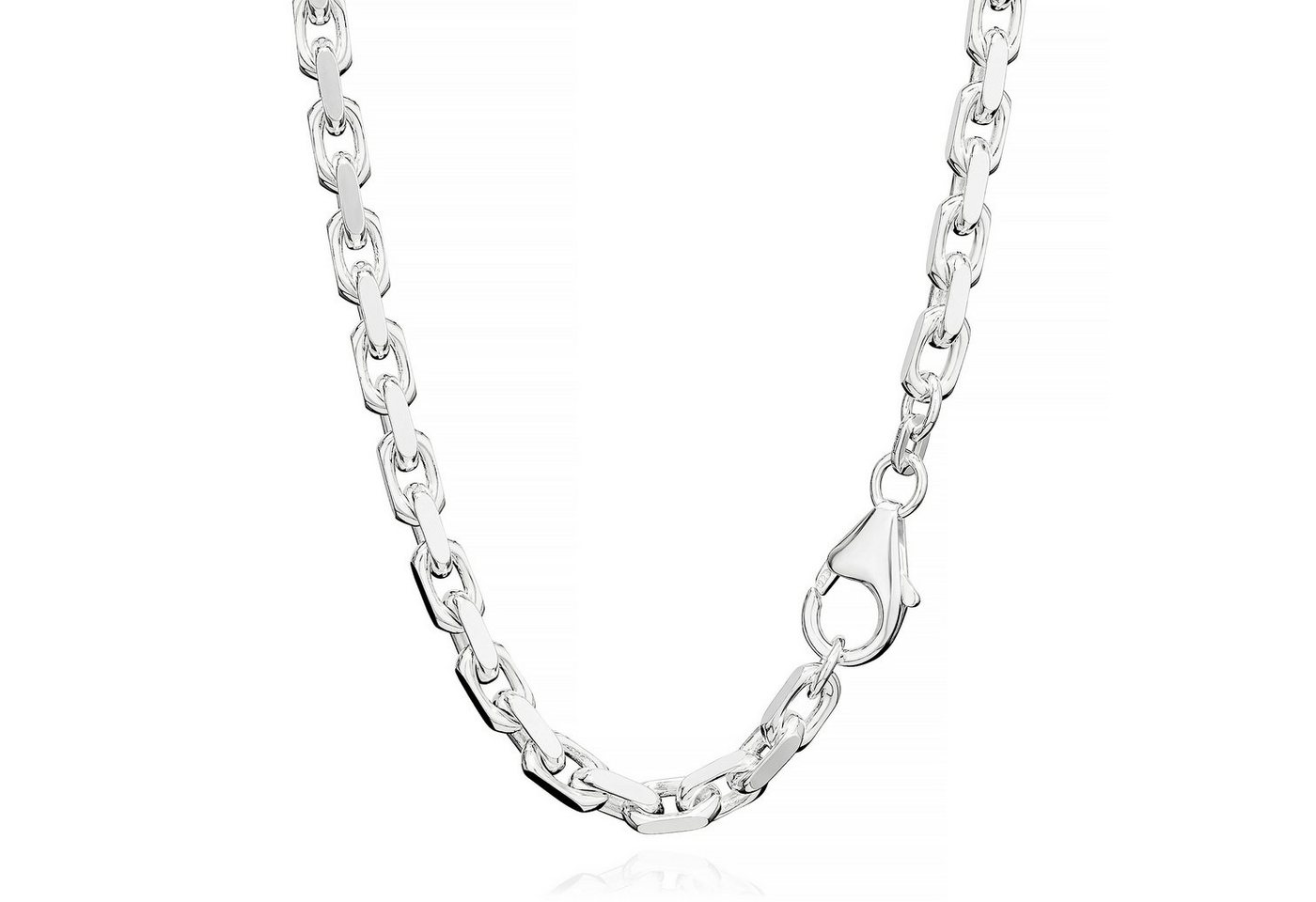 NKlaus Silberkette 55cm Ankerkette Halskette Massiv 925 Sterlingsilbe von NKlaus