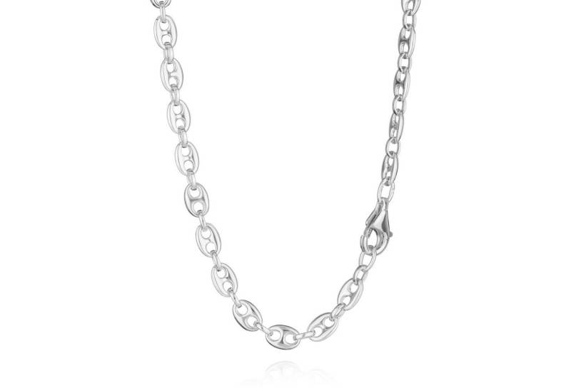 NKlaus Silberkette 60cm Halskette Kaffeebohnen 925 Silber Damen Colli (1 Stück), Made in Germany von NKlaus