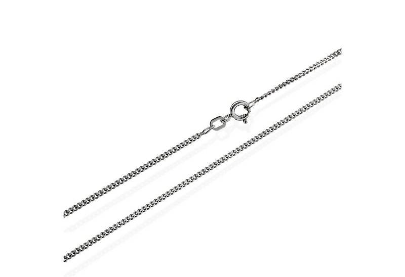 NKlaus Silberkette 70cm 925 Sterling Silber Rhodiniert Panzerkette Massiv Breite 1,70mm 5, Rhodiniert von NKlaus