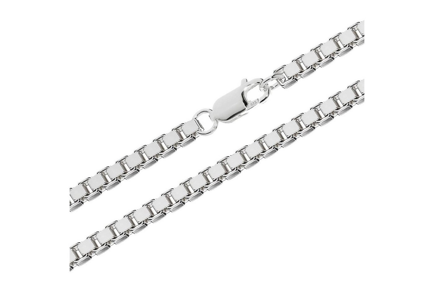 NKlaus Silberkette 70cm Venezianerkette 4,7mm 925 Sterlingsilber Diam (1 Stück), Made in Germany von NKlaus