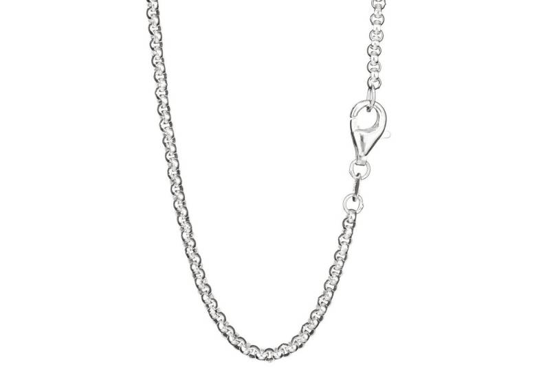 NKlaus Silberkette Collier 38cm Erbskette rund aus 925 Silber Damen H (1 Stück), Made in Germany von NKlaus