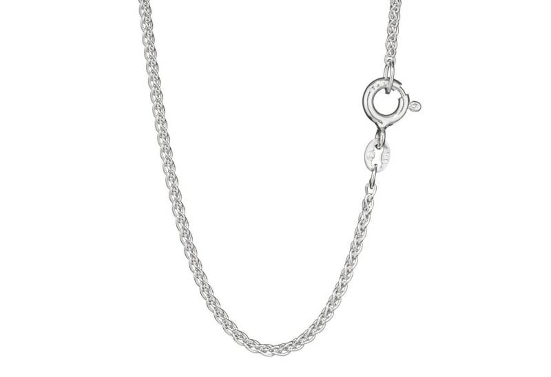 NKlaus Silberkette Collier 45cm Zopfkette rund 925 Sterling Silber Da (1 Stück), Made in Germany von NKlaus
