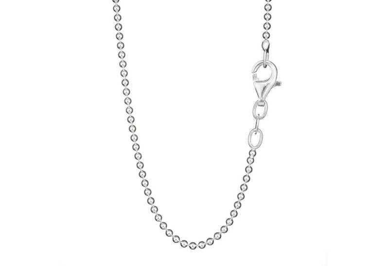 NKlaus Silberkette Collier 65cm Kugelkette rund 925 Silberkette Damen (1 Stück), Made in Germany von NKlaus
