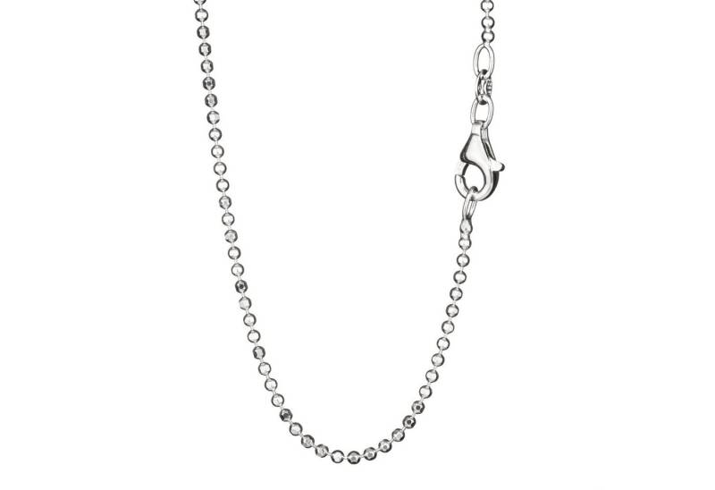 NKlaus Silberkette Collier 80cm Kugelkette diamantiert 925 Silber Dam (1 Stück), Made in Germany von NKlaus