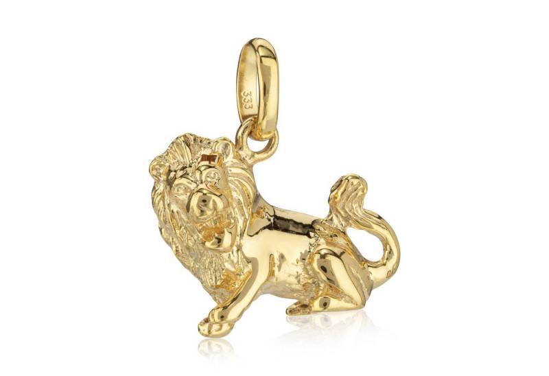 NKlaus Sternzeichenanhänger Kettenanhänger kleines Sternzeichen Löwe 333 Gelb von NKlaus