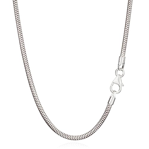 NKlaus 40cm Schlangenkette 925 Silber elegante Halskette Breite: 1,9mm Collier 5,9g schwer 5935 von NKlaus