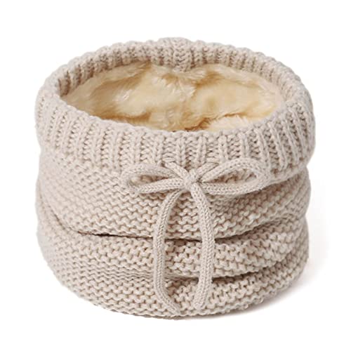 NLAND Scaldacollo Invernale Scaldacollo da Antivento Sciarpa Sportiva per lo Sci Moto Scalda Collo in Pile Donna (Beige, Taglia unica) von NLAND