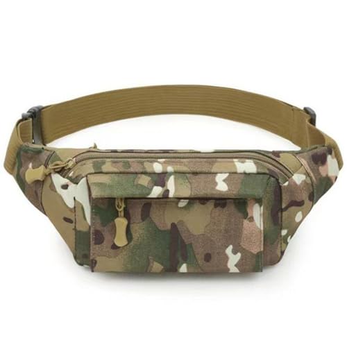 1-teilige Camo-Hüfttasche, Brust-Umhängetasche, Reisen, Wandern, Brusttasche, Modische Hüfttaschen für Spaziergänge, Angeln, Joggen, Sport Im Freien (Freie Größe) von NLDGR