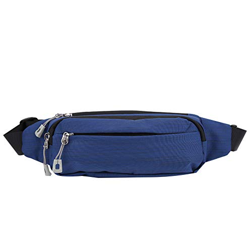 10-Zoll-Unisex-wasserdichte Oxford-Gürteltasche, Kleine Hüfttasche, Utility-Hüftgürtel-Bauchtasche für Outdoor-Angeln, Wandern, Schultertasche für Spaziergänge, Laufen, Reisen(Blau) von NLDGR