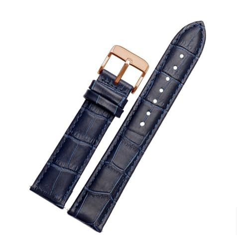 NLNKDTDPAK 16mm18mm19mm20mm21mm22mm23mm SoftStrap Fit for Citizen/Fit for Rossini Quick Release Herren Damen Universal-Uhrenarmband(Dark blue rk,20mm) von NLNKDTDPAK
