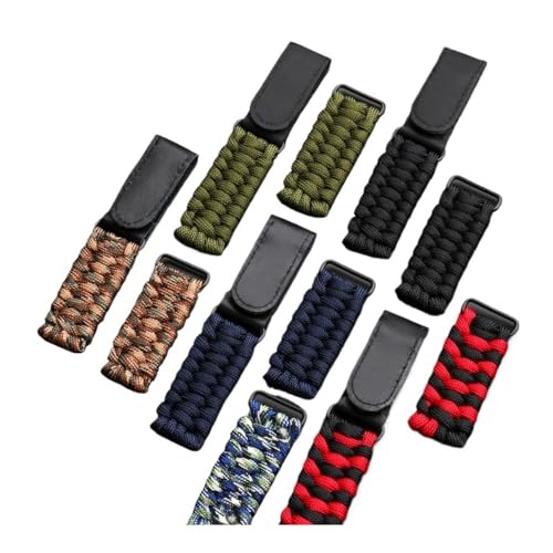 NLNKDTDPAK 20mm 22mm Armband Passend for Samsung Galaxy Watch 3 41mm 45mm Uhrenarmband 42mm 46mm Passend for Huawei Watch GT 2e Verstellbare Schnalle Seilarmband(Camouflage Brown,22mm) von NLNKDTDPAK