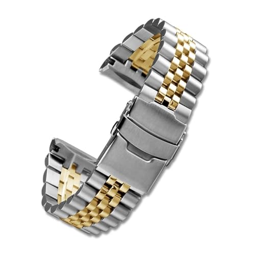 NLNKDTDPAK 22 mm massives Stahlarmband, passend for Seiko Steel Watch Strap Series Turtle Srpa21 Srp777 Srpc25 Srp773 Armband(Blue bk) von NLNKDTDPAK
