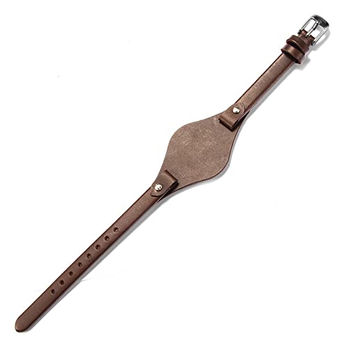 NLNKDTDPAK Frauen-Uhrband-8mm-weiches kleines Armband for fossile Watch-Strap-Ersatz(Coffee) von NLNKDTDPAK
