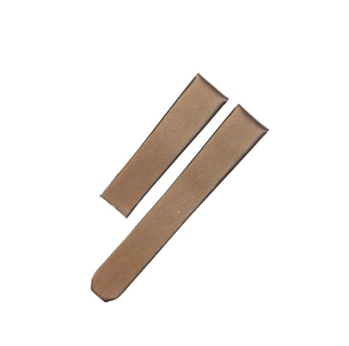NLNKDTDPAK Geeignete Passform for TAG Heuer F1 Uhrenarmbänder aus weich gesponnener Seide, Damen-Uhrenarmband aus weichem Leder(Brown) von NLNKDTDPAK