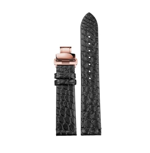 NLNKDTDPAK Handgefertigtes Lederarmband, ultradünne Schnalle, 18, 19, 20, 21, 22 mm, braun, schwarz, weiches Armband, Vintage-Stil for Herren(Brown D style,20mm) von NLNKDTDPAK