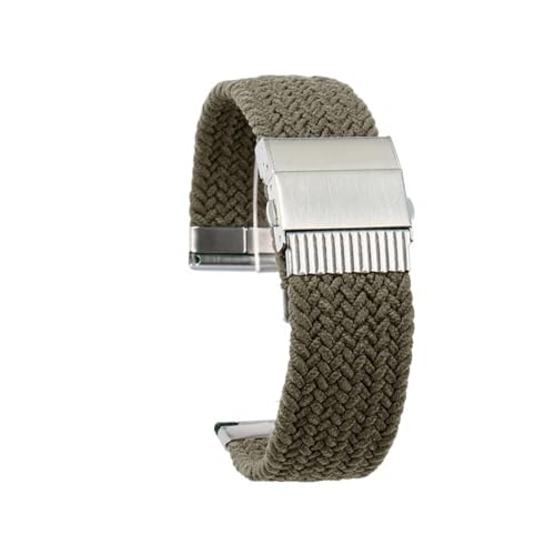 NLNKDTDPAK Hochelastisches Nylon-Armband, passend for Casio DW5600 GW-5000 GW-M5610 GA2100 GA-2100 DW-5600 GM2100, modisches Stoff-Uhrenarmband(Brown 2) von NLNKDTDPAK