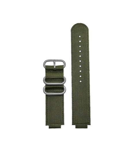 NLNKDTDPAK Nylon-Uhrenarmband, passend for Casio AE-1200 AE-1300 AE-1000W, modifiziertes Nylon-Armband, Herrenarmband-Zubehör, 18 mm(Army Green SK) von NLNKDTDPAK