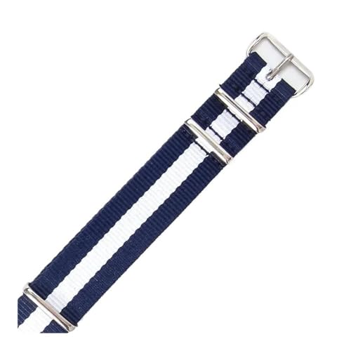 NLNKDTDPAK Passend for Daniel, passend for Wellington, passend for Tissot, passend for Rolex Water Ghost, passend for Citizen, passend for Seiko, elastisches Nylon-Uhrenarmband, 18 20 22 mm(Blue White NLNKDTDPAK Passend for Daniel, passend for Wellington, passend for Tissot, passend for Rolex Water Ghost, passend for Citizen, passend for Seiko, elastisches Nylon-Uhrenarmband, 18 20 22 mm(Blue White von NLNKDTDPAK