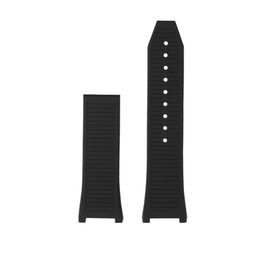 NLNKDTDPAK Passend for Ferragamo F80 Sportserie, feines Stahl-Uhrenarmband, Silikonkautschukarmband, Herren- und Damenarmband, 26 mm, Armband konkav(Color 03) von NLNKDTDPAK