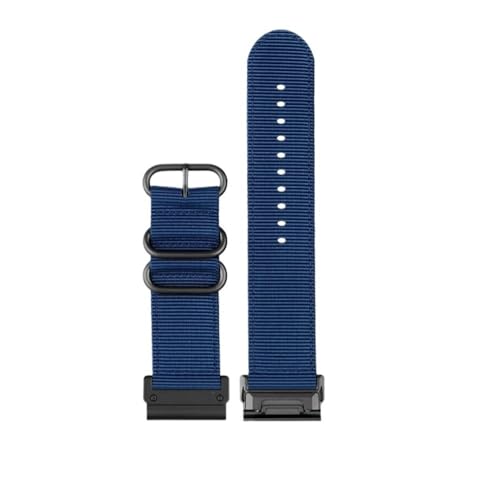 NLNKDTDPAK Passend for Garmin Tactix Delta Tactix7 7 Pro Descent MK1 MK2 MK2i Quickfit 26 mm Fenix6/6X/7/7X Uhr Nylonarmband mit Riemen(Blue sk,26mm) von NLNKDTDPAK