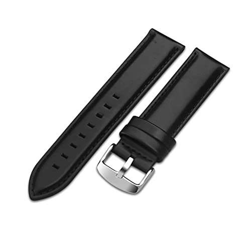NLNKDTDPAK Uhrenarmbanduhr Band braun Rose Goldverschluss Uhrenband 16mm 17mm 18mm 20mm Uhr Uhr Strap Fit for DW. Fit for Daniel Fit for Wellington(Silver-black,13mm) von NLNKDTDPAK
