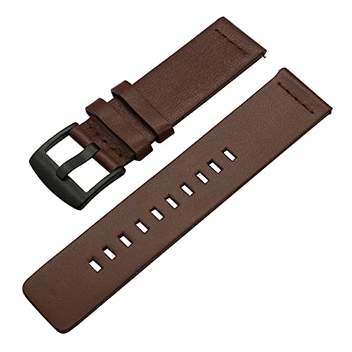 NLNKDTDPAK Uhrenband 9 / Ambit 3 Vertikal/Spartaner Sport Handgelenk Hr. Schnellspanner-Armbanduhr-Armband for Suunto(Brown Black,18mm) von NLNKDTDPAK