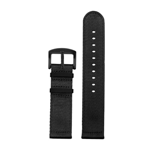 NLNKDTDPAK Woven Nylon Strap 20mm 22mm Edelstahl Schnalle Quick Release Männer Ersatz Armband Handgelenk Band Uhr Zubehör(Beige,22mm) von NLNKDTDPAK