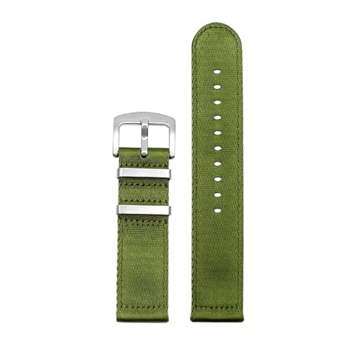 NLNKDTDPAK Woven Nylon Strap 20mm 22mm Edelstahl Schnalle Quick Release Männer Ersatz Armband Handgelenk Band Uhr Zubehör(Blue Pink,22mm) von NLNKDTDPAK