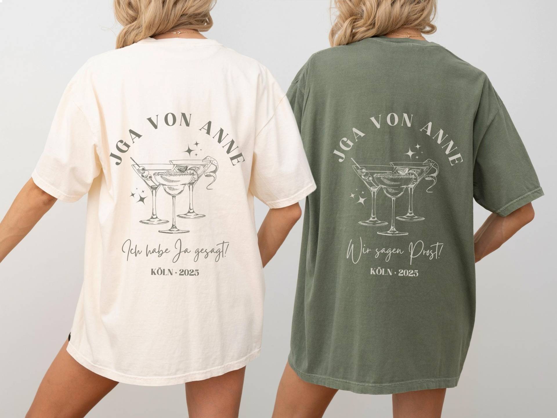 Jga T-Shirts, Tshirt Braut, Damen, Braut Tshirt, Geschenk Jga, Junggesellenabschied T-Shirt, Crew, Shirt Personalisiert Jga T-Shirts, Tshirt Braut, Damen, Braut Tshirt, Geschenk Jga, Junggesellenabschied T-Shirt, Crew, Shirt Personalisiert von NLSoulprints