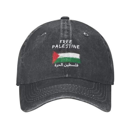 NLWQEKV Kostenloser Palästina-Hut. Ich stehe mit Palästina-Trucker-Mütze. Bete für Palästina. Starke Baseballkappe für Männer und Frauen von NLWQEKV